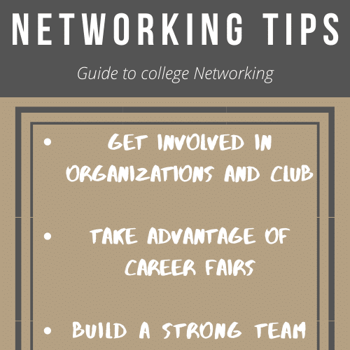 networking tips infographic